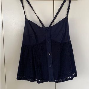 Free people eyelet top